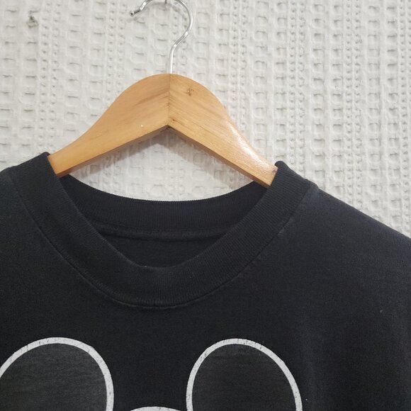 Disney Mickey Mouse Spirit Jersey Black White Striped True Original Size Medium - Picture 8 of 11